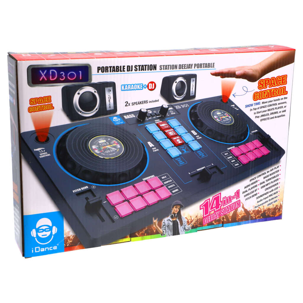 Idance Idance XD 301 DJ Mixer with 2 speakers