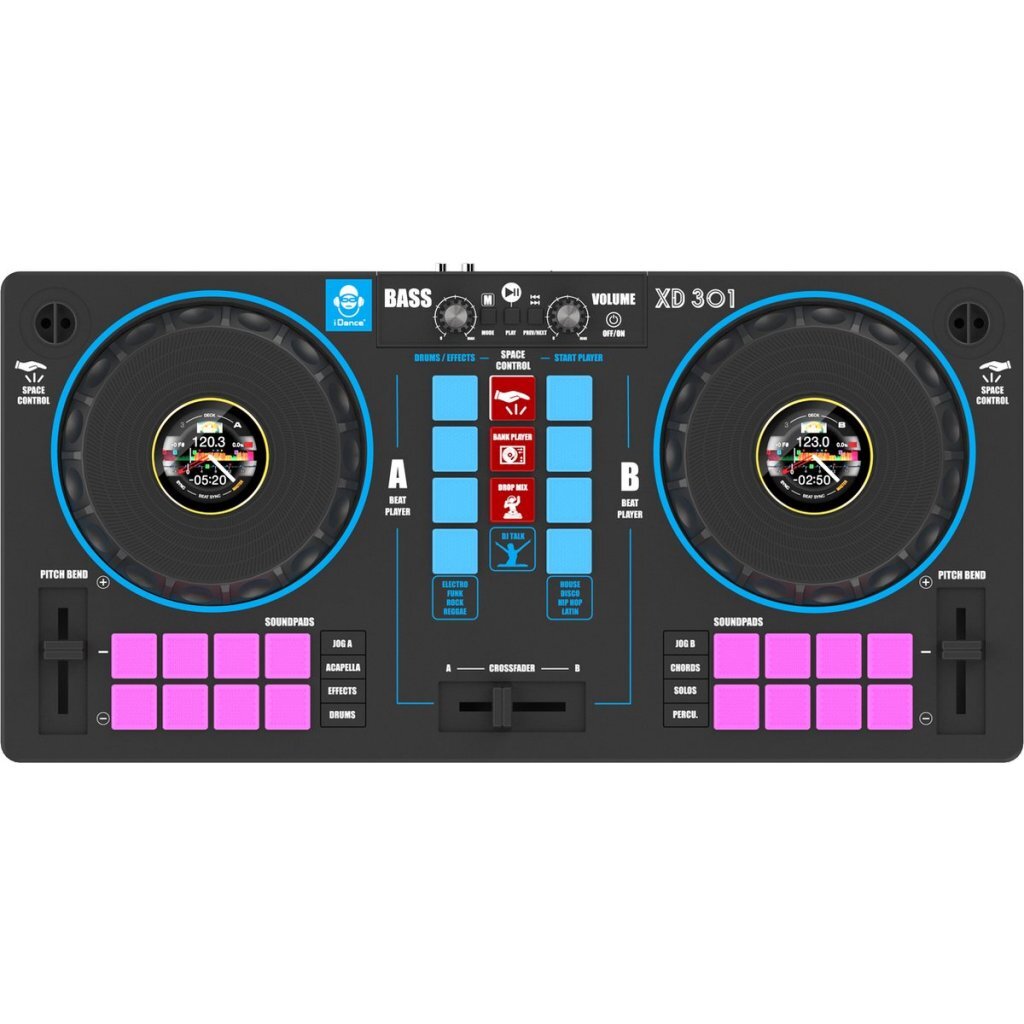Idance Idance XD 301 DJ Mixer with 2 speakers