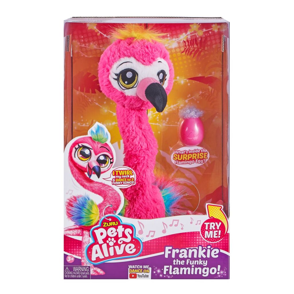 Zuru pets alive dancing flamingo franky + sound