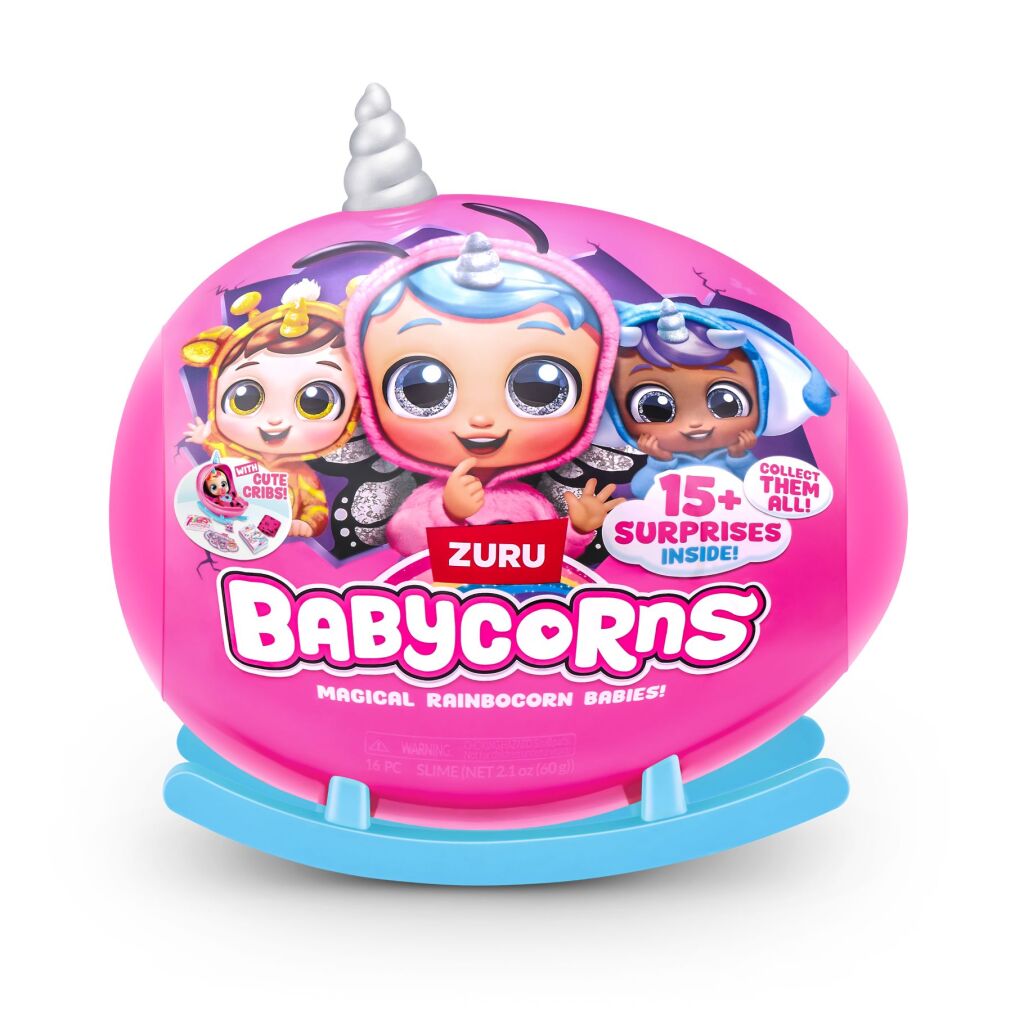 Zuru babycorn rainbocorn baba bújós játék