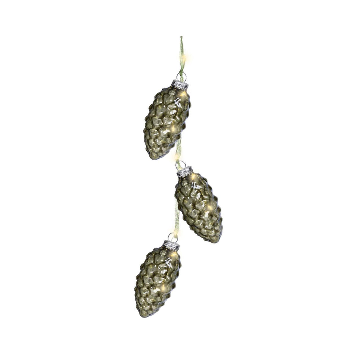 Lumineo strengverlichting dennenappel 5,7x28cm