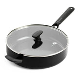 Greenpan Smart Collection en céramique Stew Pan avec couvercle 28 cm noir