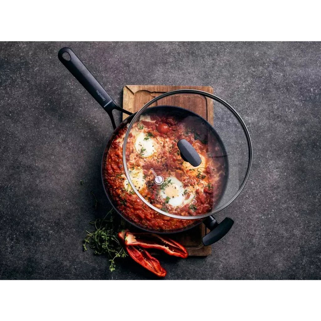 Greenpan Smart Collection en céramique Stew Pan avec couvercle 28 cm noir