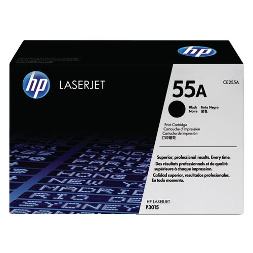 Tonercartridge hp ce255a nr 55a zwart