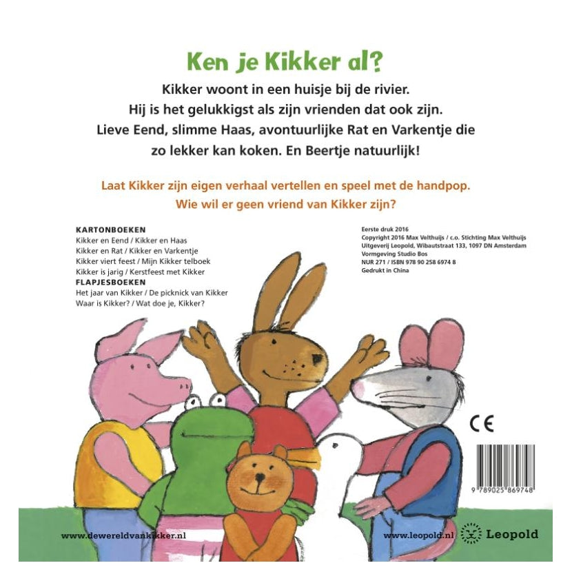 Wpg uitgevers ik ben kikker! + handpop