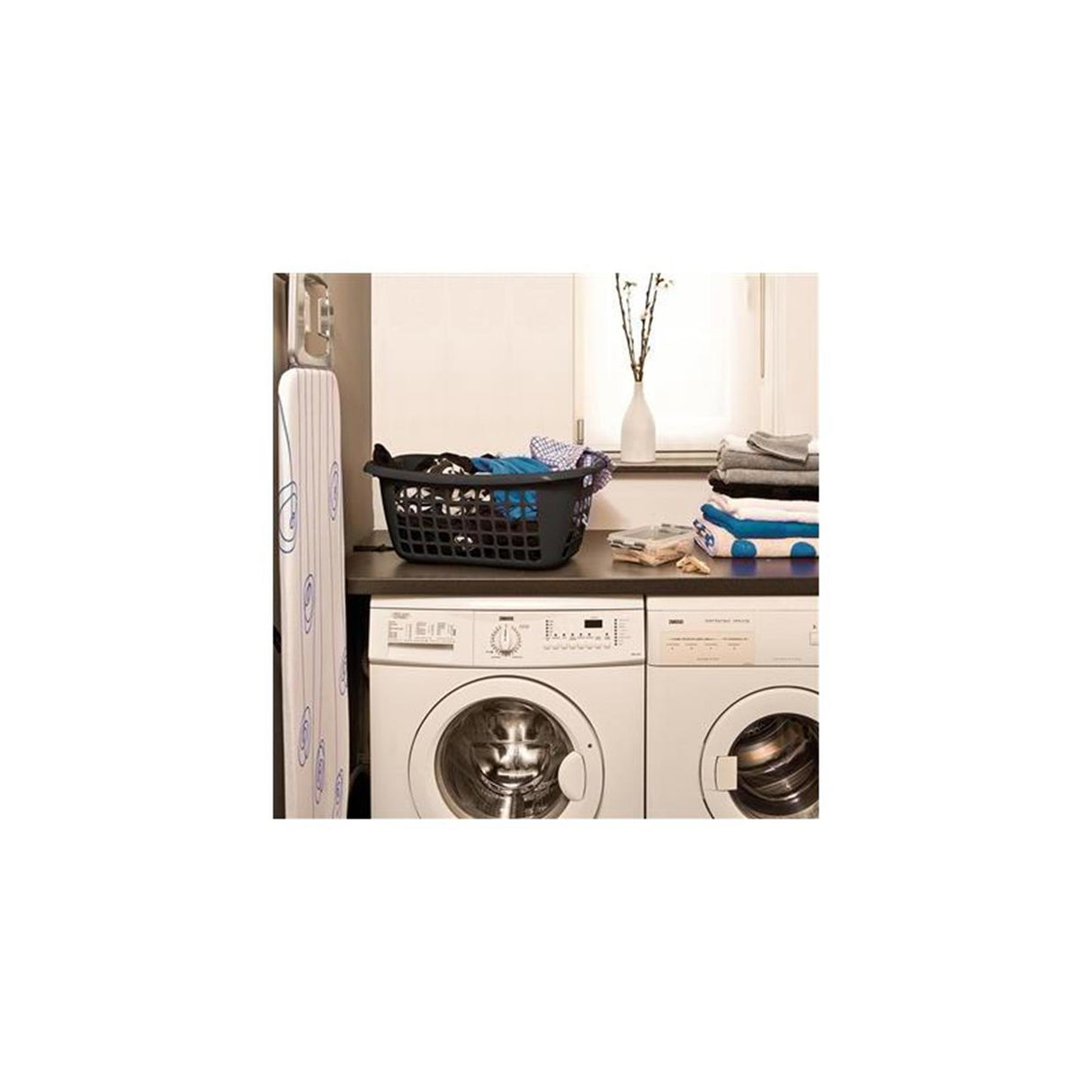 Sunware basic wasmand 55cm zwart