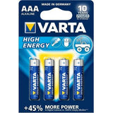 Varta aaa lr03 mini penlite alcalina por 4 peças no mapa