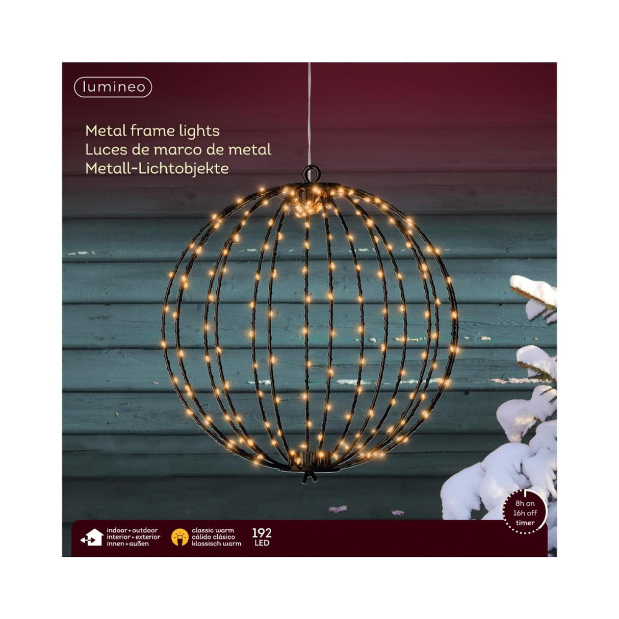 Cadre micro LED en métal léger stable à l'extérieur