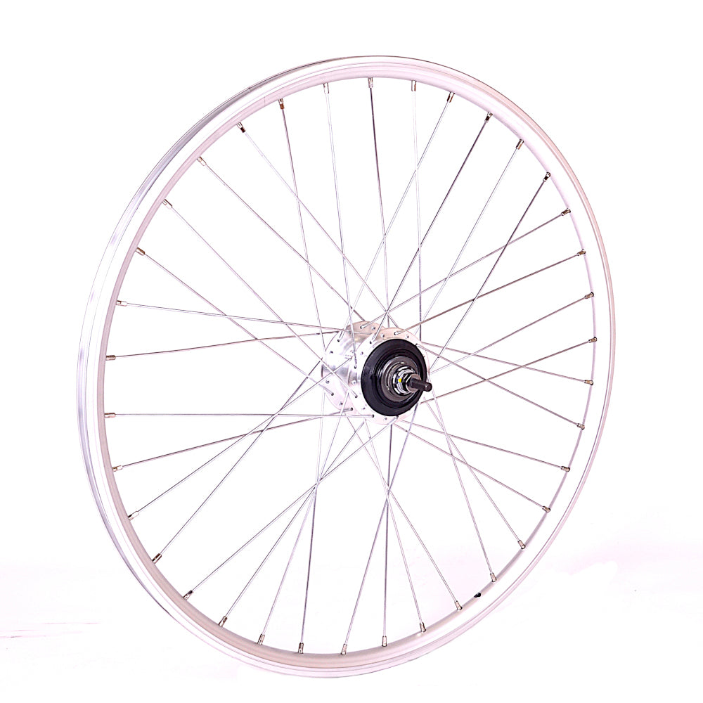 Rear wheel 28 x 1 3 8 Nexus 7 (for roller brakes) - Silver