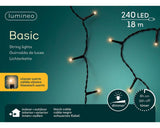 Lumineo Luci natalizie basic 240l classiche calde