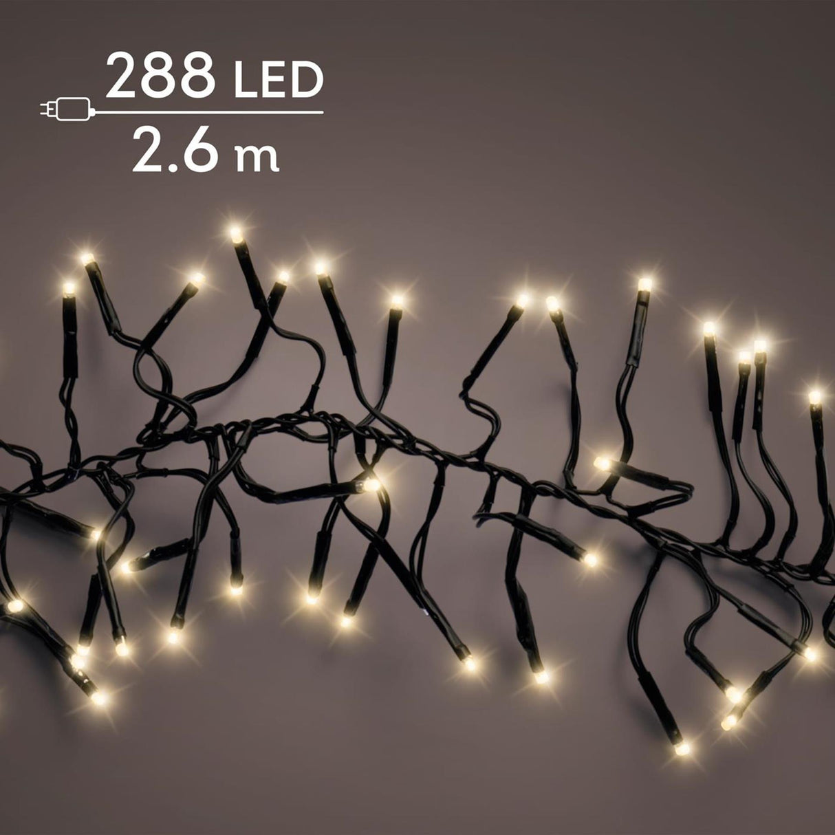 Kaemingk LED cluster lumières fixes extérieur 260cm