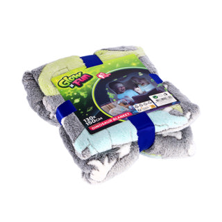 Toys Toys Star Toys Glow in the Dark Dino Deken 150x130 cm
