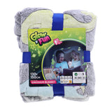 Toys Toys Star Toys Glow in the Dark Dino Deken 150x130 cm