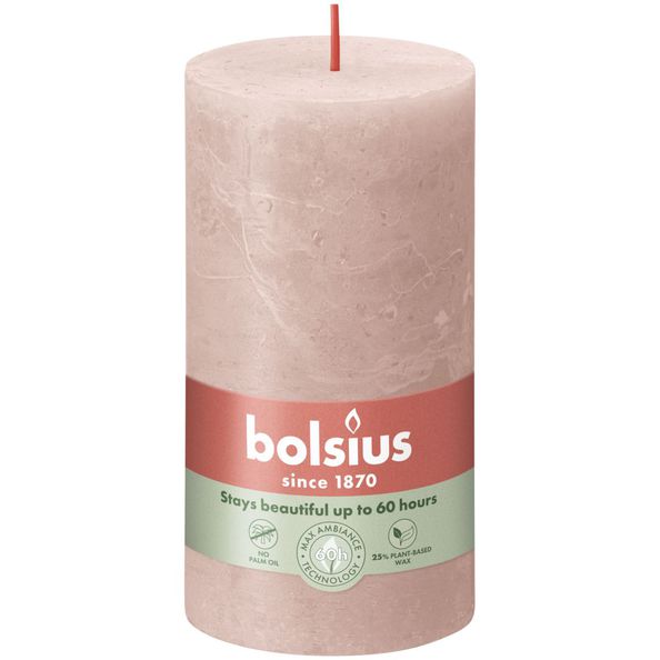 Bolsius Bolsius Stollen Shine 4 St rustikal 130x68 mm Neboze