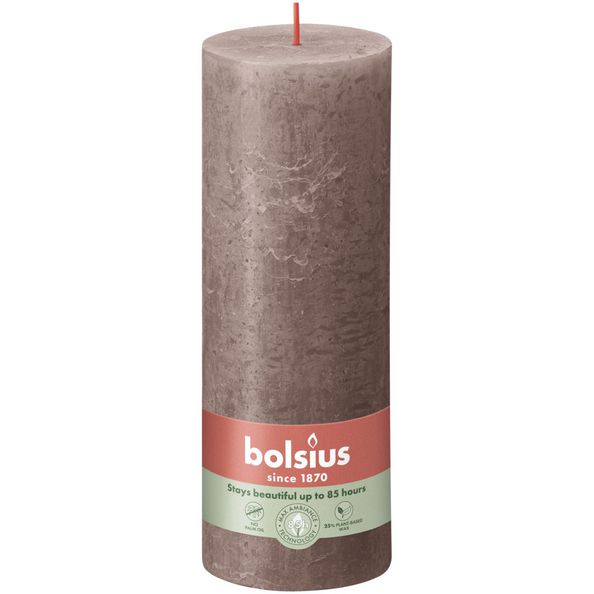 Bolsius Stollen Candles Shine 4 St Rustiek 190x68 mm Topo rústico