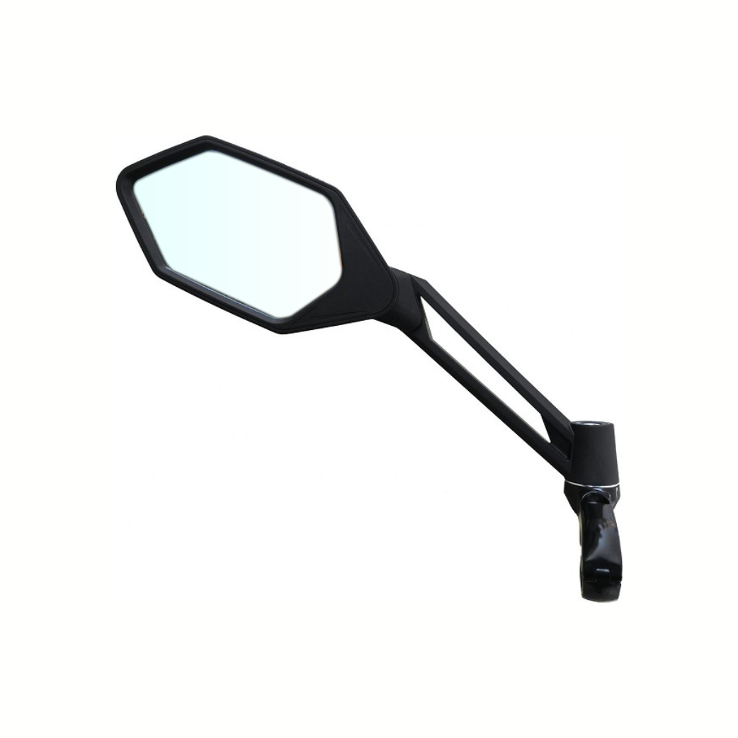 Zrcadlo na levém e-bike Black Luxury AdjustmentB. řízení.