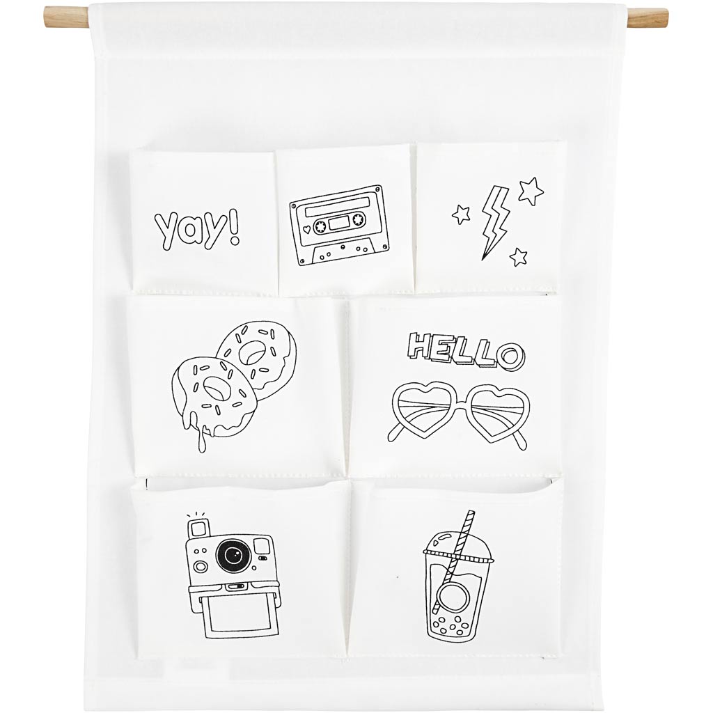Hanging organizer white