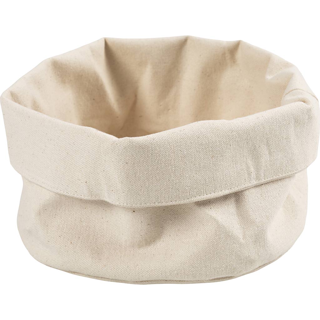 Creativ company stoffen manden, h: 14,5 cm, d 20 cm, 385 gr, licht naturel, 2 stuk 1 doos