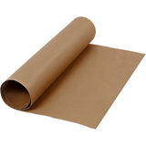 Kunstlederpapier dunkelbraun, 1mtr.