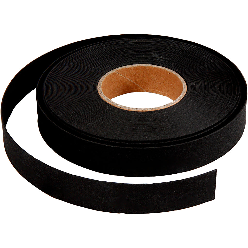 Creativ Company Braid Strips Black, 9,5 m