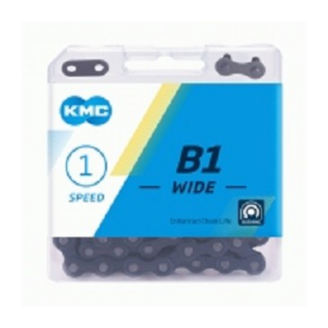 BD1202A Колие KMC B1 Black X112 - City Bike, E -Bike, BMX, Фиксирани предавки