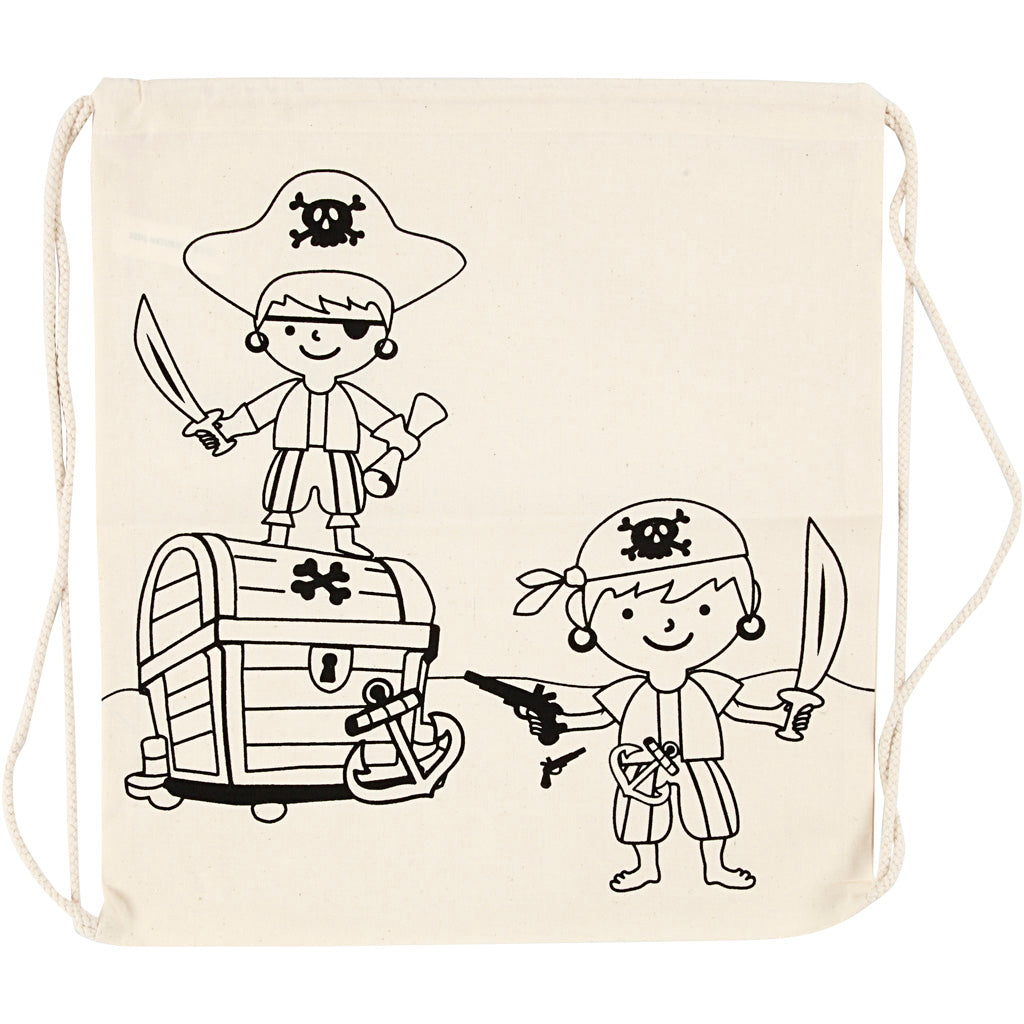 Creativ Company - Creativ Company - Gym bag pirates 37x40 cm
