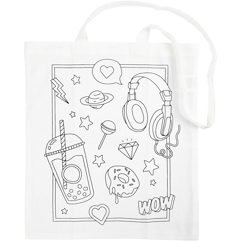 Creativ Company shoulder bag with print