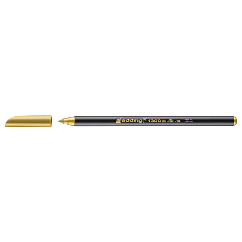 Edding 1200 • stylo à dessin 1-3 mm or métallisé