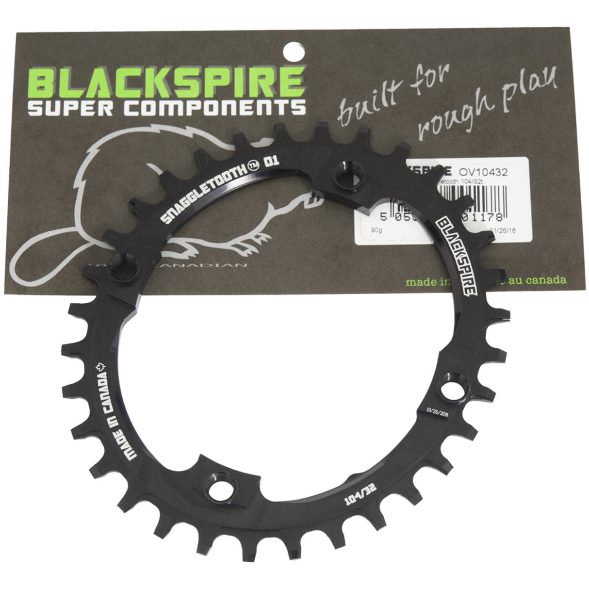 BlackSpire - - Chain top Snaggletooth Oval 104 32