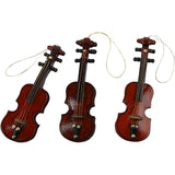 Creativ Company pendant wooden violin small, 12st.
