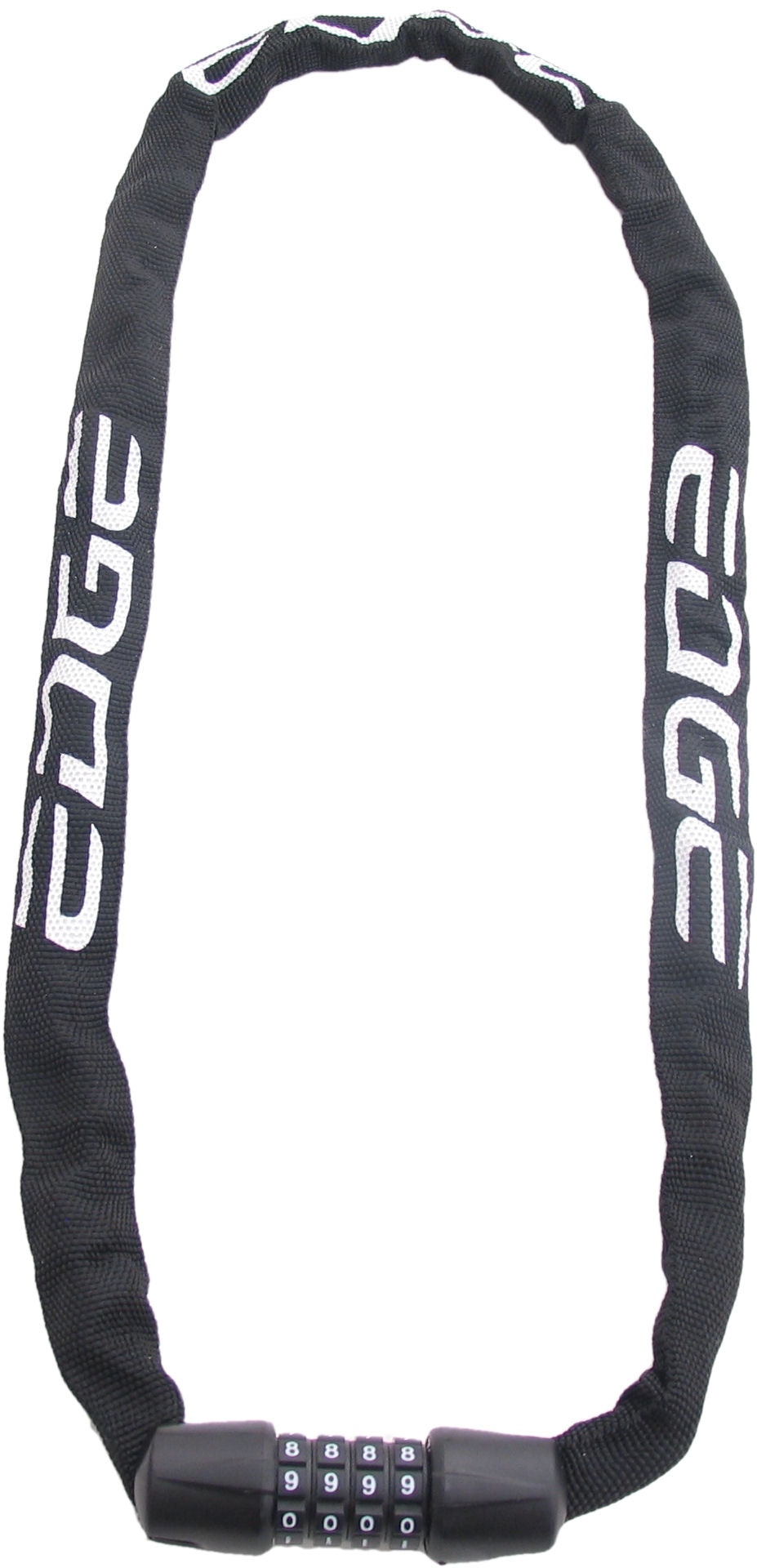 Chain lock with code edge web racer 90cm - black