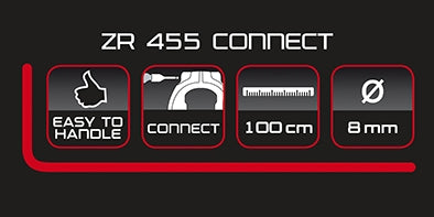 Trelock ZR 455 100 8 kerékpárzár fekete