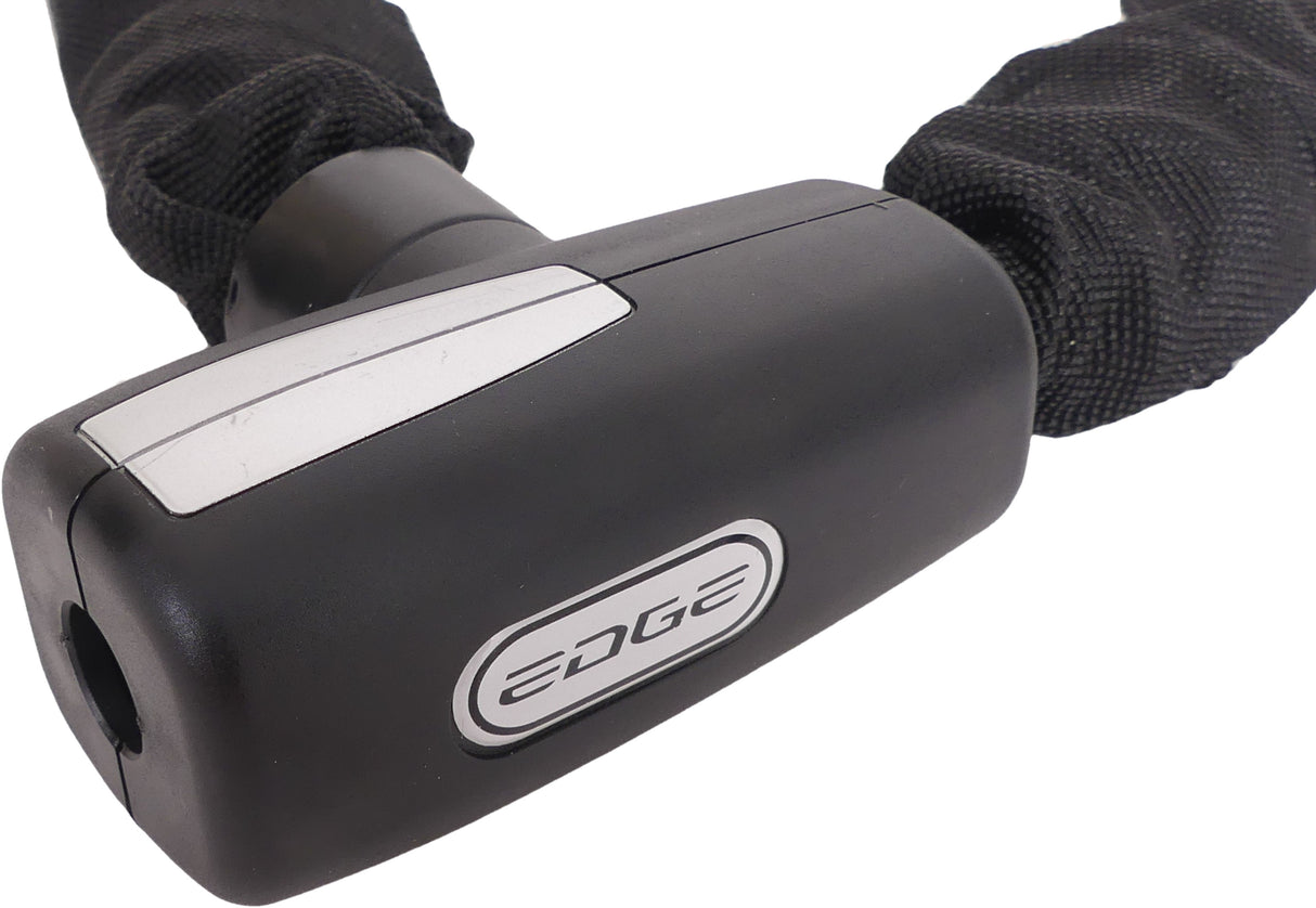 Blokada łańcucha krawędzi Silna 100cm Ø8 Czarna