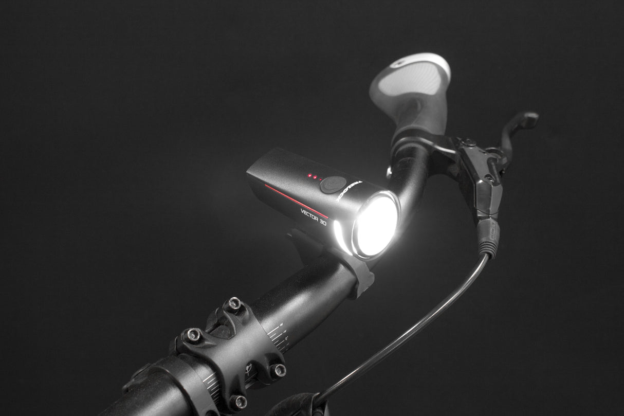 Juego de iluminación TRELOCK LS 300 I-GO VECT Gold Set
