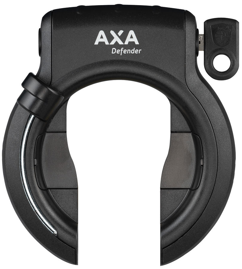 Axa RingSlot Defender izvlečen s snemljivo ključ - črna