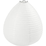 Rice paper lamp white drop, 27 cm