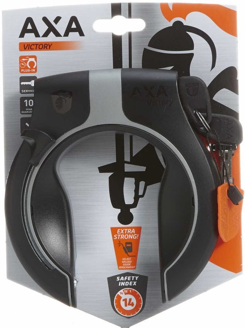 AXA Victory ring lock 10mm - ART** - gray black