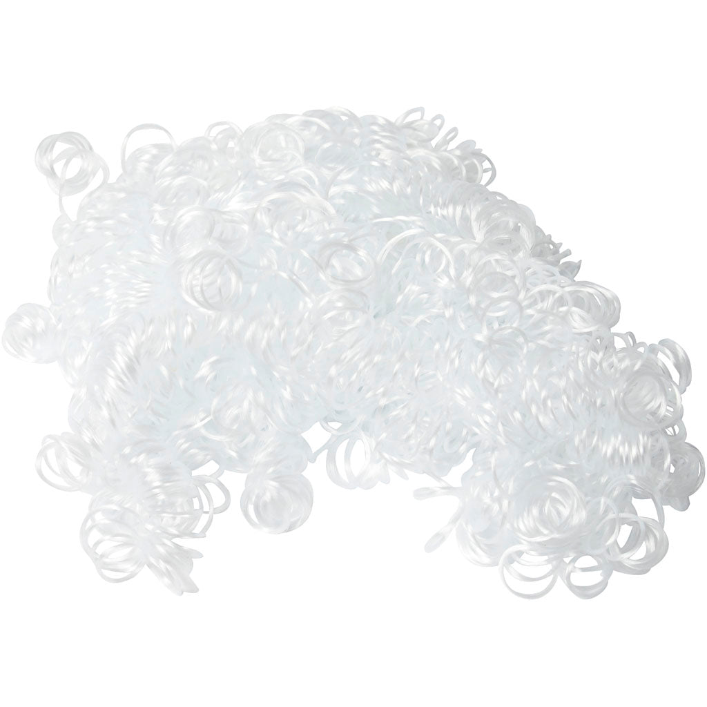 Creativ company curly hair, white, 15 gr 1 box