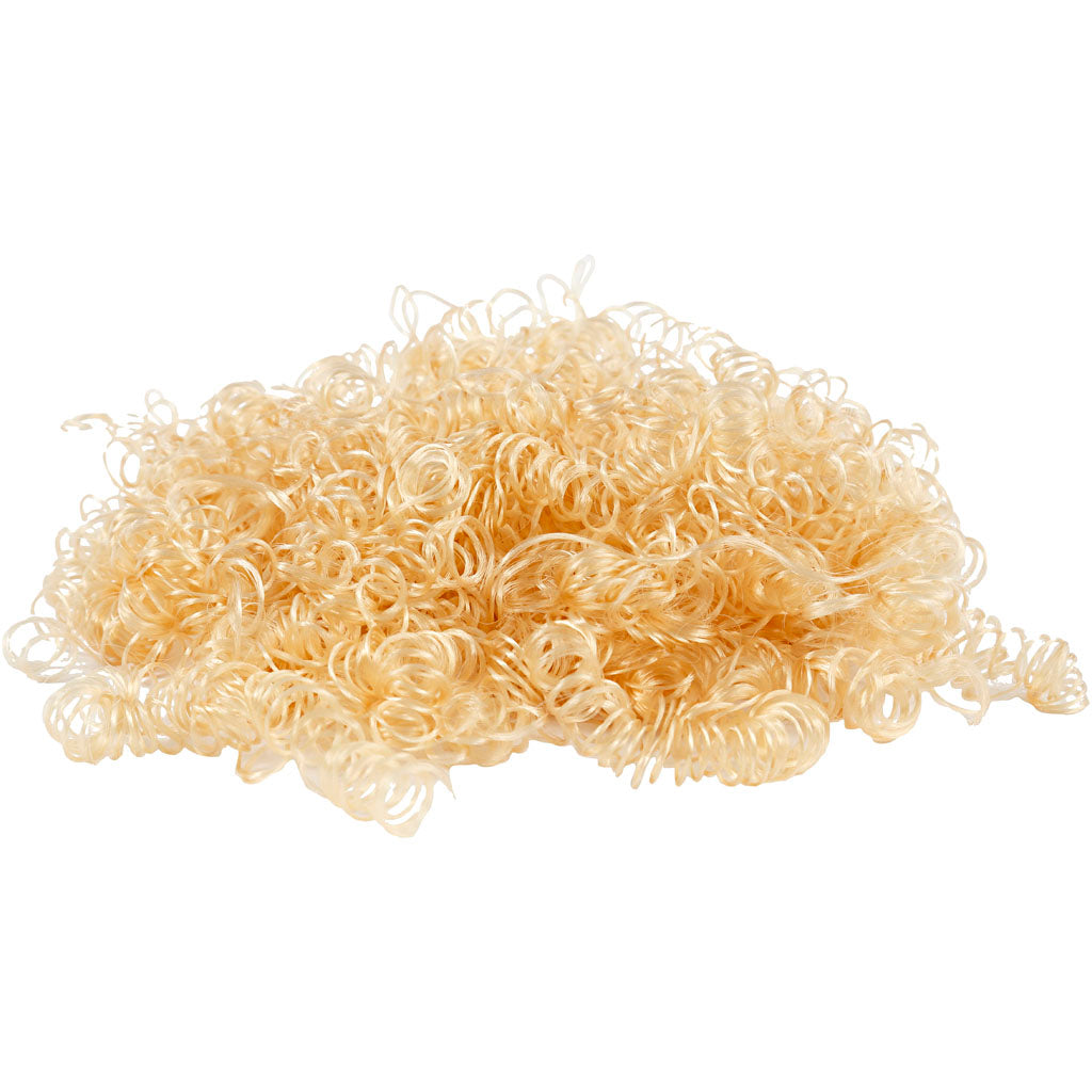 Creativ company curly hair, light brown, 15 gr 1 box