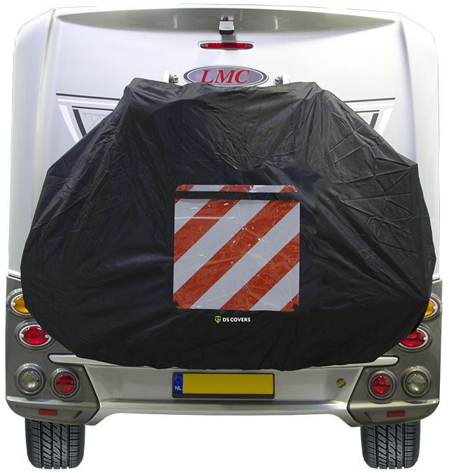 DS Covers Bicycle carrier Cover Star with Dangerborde holder Black