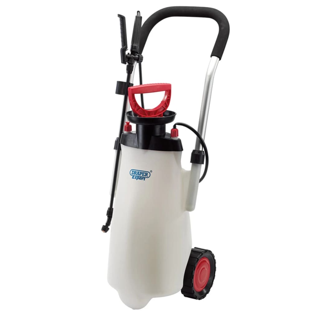 Draper Tools Draper Tools Expert Tlak škropljenje s vozičkom 15 L Rood 82583