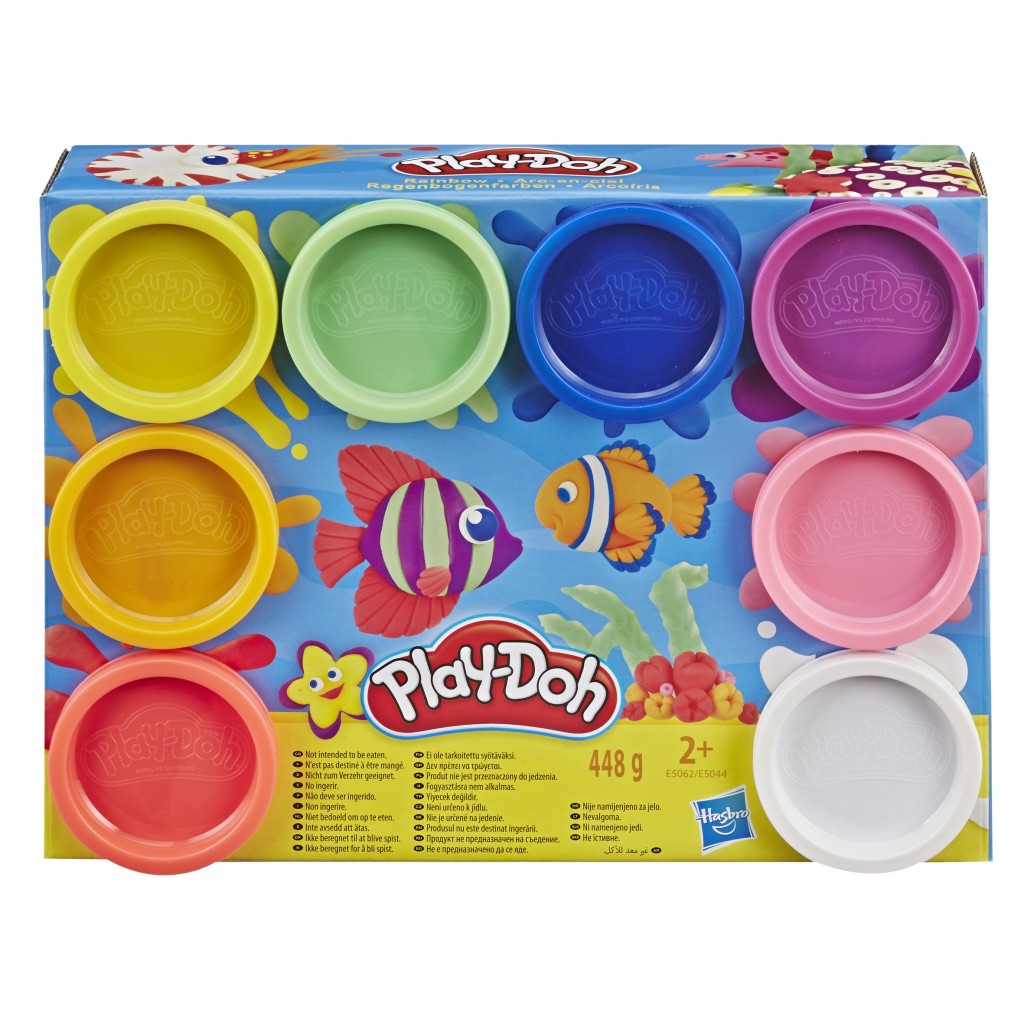 Play-doh sateenkaaren värit 8 saviastiaa