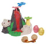 Play-doh slime hydro glitz dino volcano