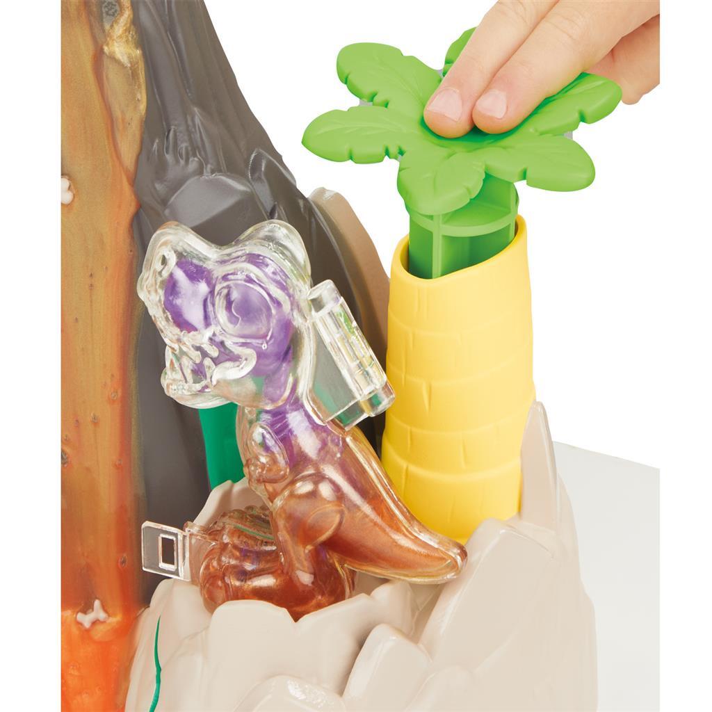 Play-doh slime hydro paillettes dinosaure volcan
