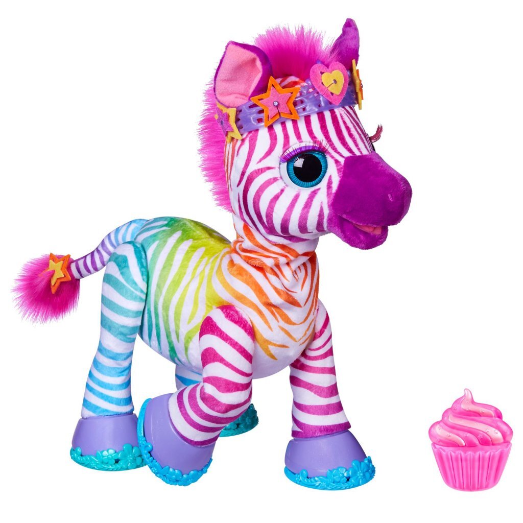 Furreal Friends Furreal Zenya My Rainbow Zebra + Zvuk a příslušenství
