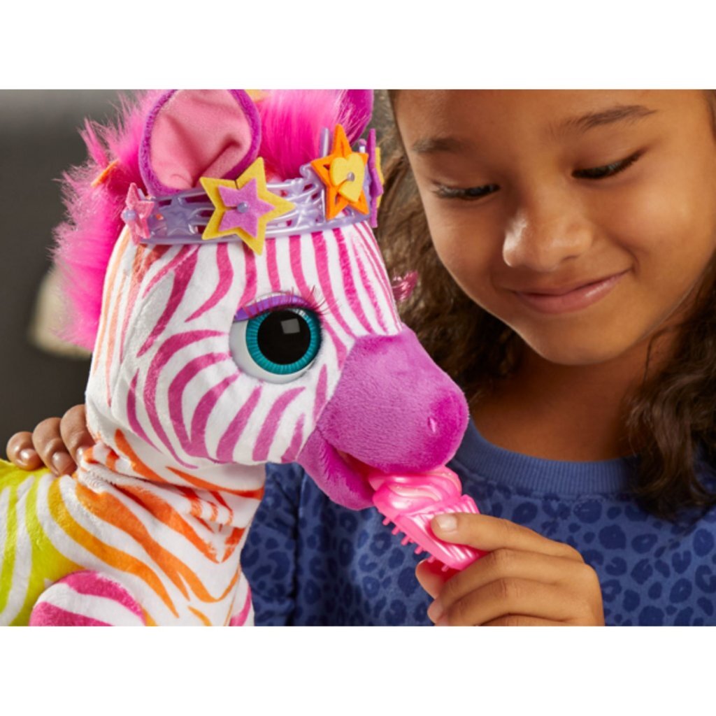 Furreal Friends Furreal Zenya My Rainbow Zebra + Zvuk a příslušenství