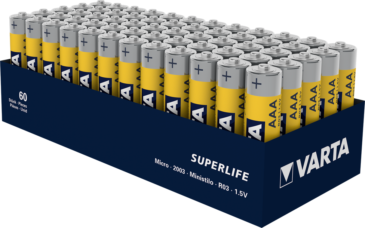 Varta AAA Battery R3 Superlife WP Box A 60