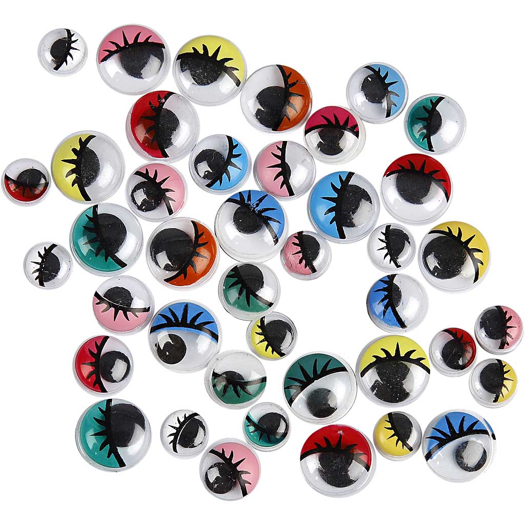 Creativ company wiebelogen, niet zelfklevend, d 8-12 mm, 300 div 1 doos