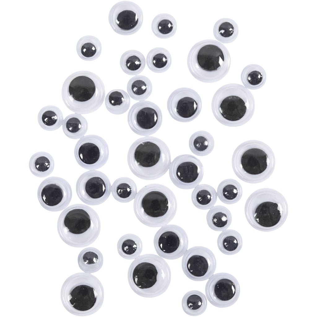 Creativ company wiebelogen, d 6+8+10 mm, 40 div 1 doos