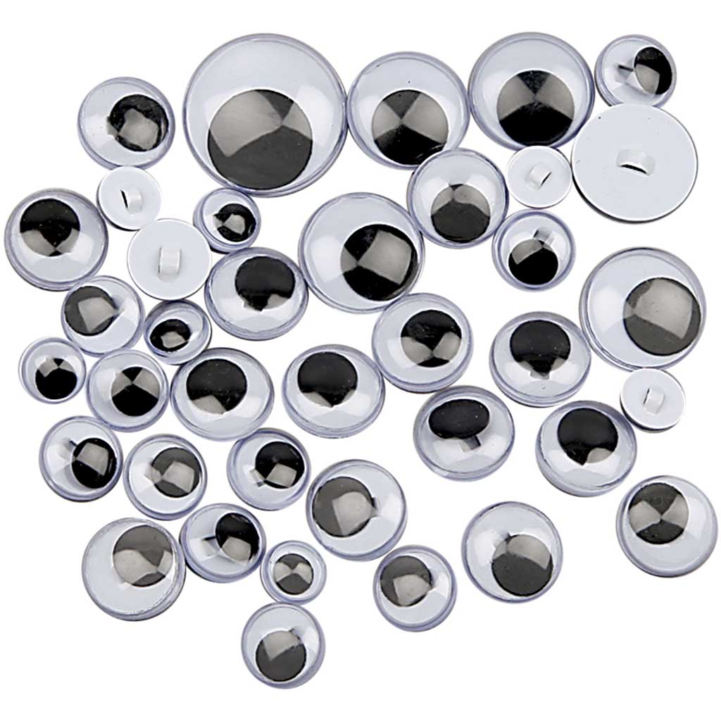 Creativ company wiebelogen, opnaaien, te naaien, d 8-20 mm, 250 div 1 doos